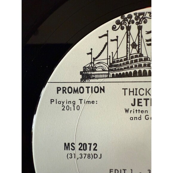 Jethro Tull Thick As A Brick LP 1972 White Label DJ Promo MS 2072 VG Newspaper - Picture 13 of 16